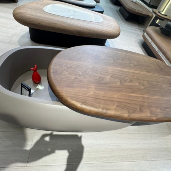 Walnut Veneer Extendable Functional Coffee Table – Model 408 - Image 1