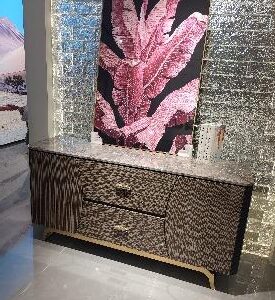 Sideboard – Simple Black Grain Finish - Image 1