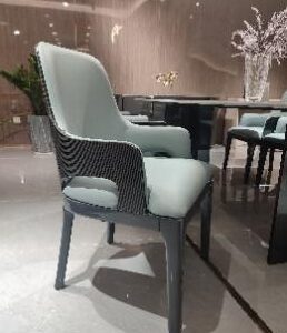 Dining Chair – Carbon Fiber Texture Finish - Image 1