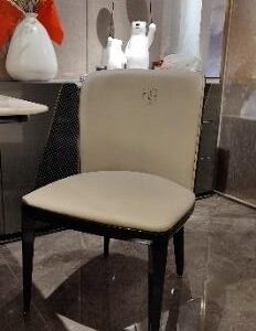 Dining Chair – Simple Black Grain Finish - hidden_fix_it - Image 1