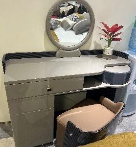 Dressing Table – Carbon Fiber Style Finish - Image 1