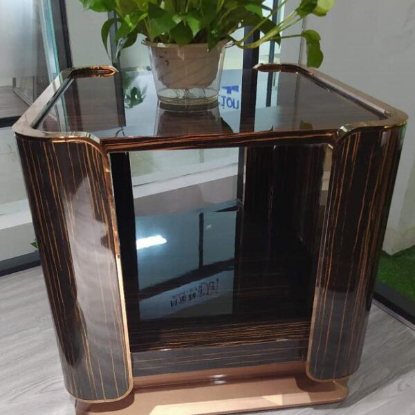 Side Table (Golden Thread Black Ebony) - Image 1