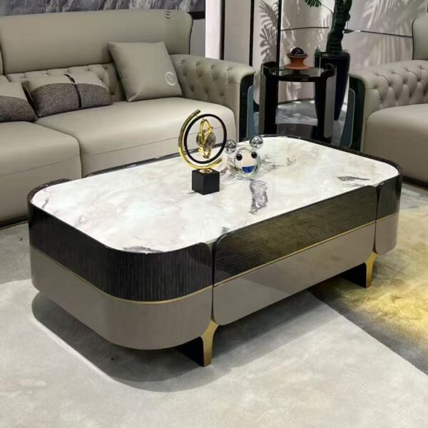 Coffee Table (Dark Brown Ebony) - Image 1