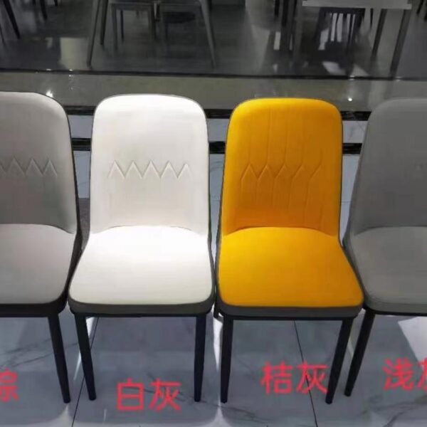 Dining Chair XY-161 | Carbon Steel, PU leather, Sponge | 40×45×88 cm - Image 1