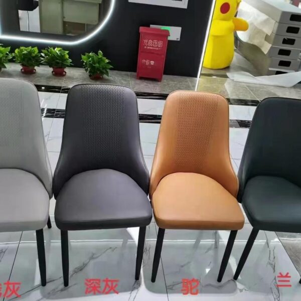 Dining Chair XY-181 | Carbon Steel, PU leather, Sponge | 40×45×89 cm - Image 1
