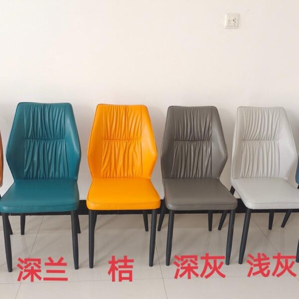 Dining Chair XY-217 | Carbon Steel, PU leather, Sponge | 42×51×88 cm - Image 1
