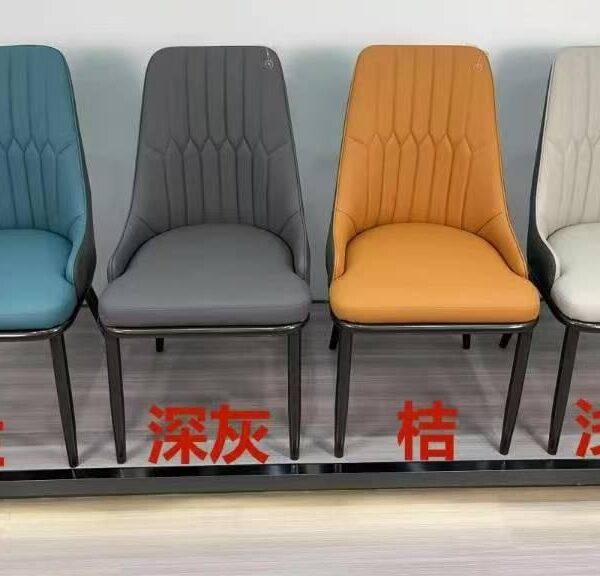 Dining Chair XY-267 | Carbon Steel, PU leather, Sponge | 44×50×92 cm - Image 1