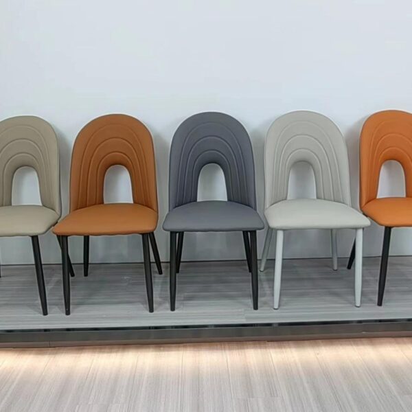 Dining Chair XY-290 | Carbon Steel, PU leather, Sponge | 59×47×87 cm - Image 1