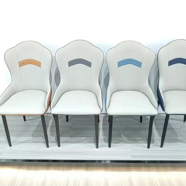 Dining Chair XY-295 | Carbon Steel, PU leather, Sponge | 46×45×91 cm - Image 1