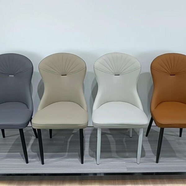Dining Chair XY-325 | Carbon Steel, PU leather, Sponge | 42×44×92 cm - Image 1