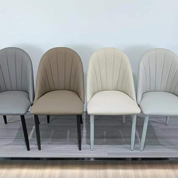 Dining Chair XY-326 | Carbon Steel, PU leather, Sponge | 45×45×85 cm - Image 1