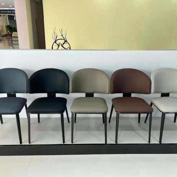 Dining Chair XY-J2 | Carbon Steel, PU leather, Sponge | 81×45×46 cm - Image 1