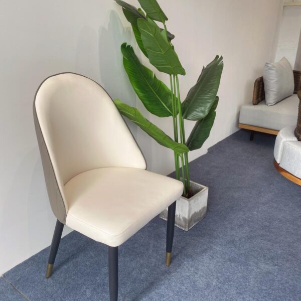 Dining Chair XY-PGY | Carbon Steel, Leather, Sponge | 49×58×90 cm - Image 1