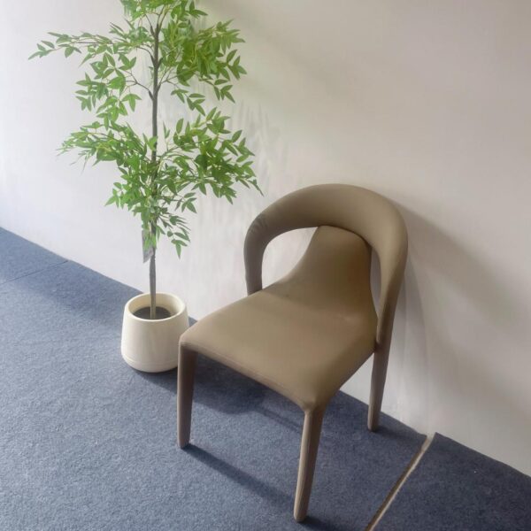 Dining Chair XY-RMY | Carbon Steel, Sponge, Pu Leather | Gray | 50×50×81 cm - Image 1