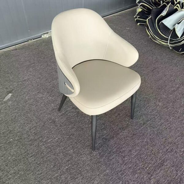 Dining Chair XY-TAJY | Carbon Steel, Leather, Sponge | 50×52×86 cm - Image 1