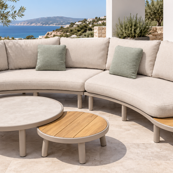 Luna Curved Outdoor Lounge Set